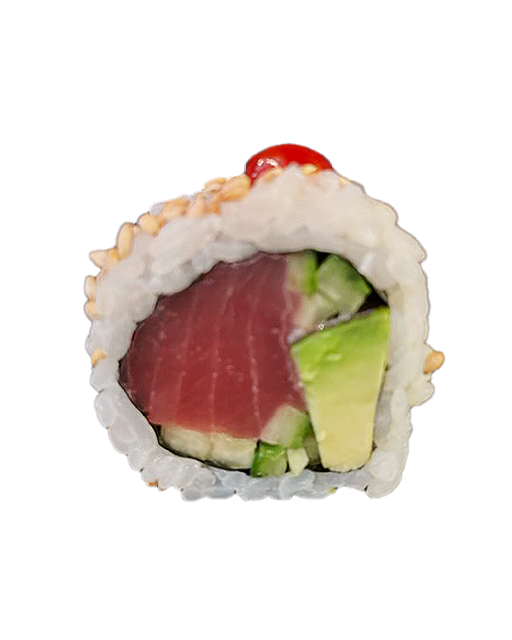 Thunfisch · Chili · Gurke · Avocado title=Spicy Tuna Roll<br/>11,00