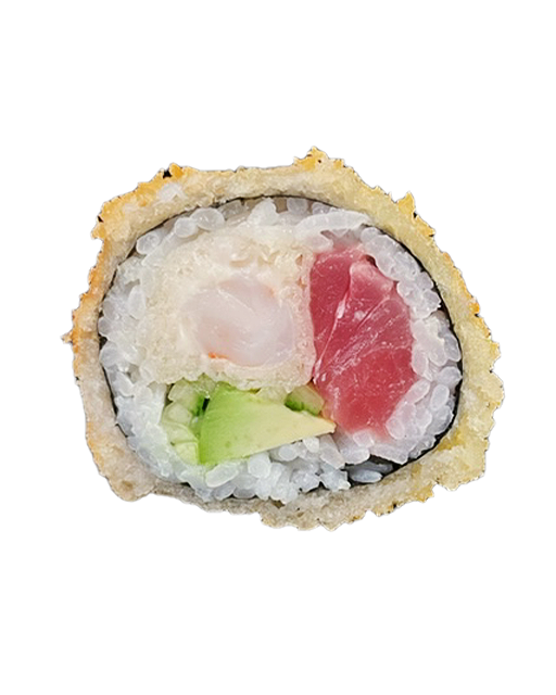 Gurke, Avocado, Garnelen Tempura, Thunfisch title=Tuna Big Roll<br/>12,50 €
